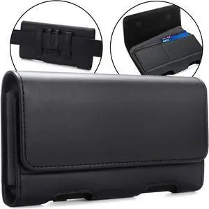 for Galaxy S25 Ultra S24 Ultra S23 Ultra S22 Ultra 5G Note 20 Ultra 5G Note 10+ Plus 5G Holster Black Leather Carrying Cell Phone Holder Belt Clip Holster Case Pouch for Galaxy A14 5G S21 Ultra for Galaxy S25 Ultra S24 Ultra S23 Ultra S22 Ultra 5G Note 20 Ultra 5G Note 10+ Plus 5G Holster Black Leather Carrying Cell Phone Holder Belt Clip Holster Case Pouch for Galaxy A14 5G S21 Ultra