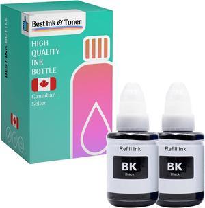 Ink Bottle Replacements for T502 Compatible Ink Bottle 2 Pack Black-for use in ET-2700 ET-2750 ET-3700, ET-3750 ET-4750