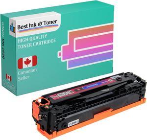 Best High Quality Compatible Toner cartridge for HP 125A CB543A Magenta, for Color LaserJet CM1312 MFP, Color LaserJet CM1312NFI, Color LaserJet CP1210, Color LaserJet CP1215, Color LaserJet CP1515N,