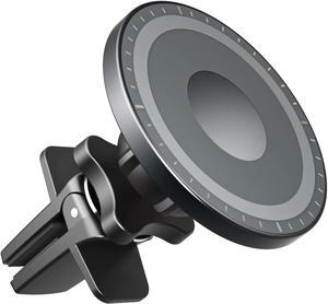 Magsafe Car Mount, Magnetic Car Phone Holder 20 Strong Magnets with Clip 360° Rotation Air Vent Cell Phone Mount Fit for Magsafe iPhone 16 15 14 13 12 Pro Max Mini MagSafe Case