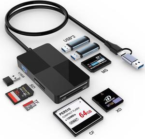 SANOXY 3-in-1 MicroSD MS SD PRO DUO Memory Card Adapter Kit