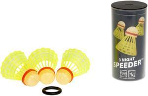 Speedminton Night Speeder Tube (3 Pack) Birdies for Outdoor Games Speed Badminton/Crossminton