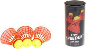 Speedminton Fun Speeder Tube (3 Pack) Birdies for Outdoor Games Speed Badminton/Crossminton