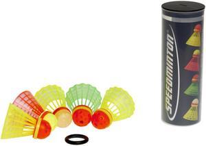 Speedminton Mix 5pk Speeder Tube - incl. 5 different Birdies for Speed Badminton/ Crossminton for Outdoor Games