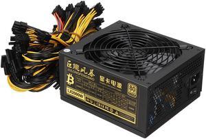 2000W Miner Graphics Card Power Supply For Mining 180~240V 80+ Platinum Certified ATX PSU