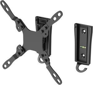 PUTORSEN RV TV Mount for 13-43 inch TVs and up to 44lbs, Quick Release RV TV Wall Mount with Dual Wall Plates, Low Profile Detachable TV Bracket for Indoor Camper Trailer Motorhome, VESA 75/100/200mm
