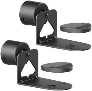 PUTORSEN Adjustable Speaker Wall Mounts for Sonos Era 100 & 300, Tilt ±30°/Swivel ±30°/Rotation 360°, with Cable Management, 2 Packs