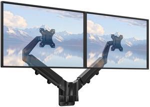 PUTORSEN Dual Monitor Wall Mount for Screens up to 32 inch, Fully Adjustable Tilt Swivel Arms Supporting 19.8 lbs, Closer to Wall, VESA 75 or 100mm