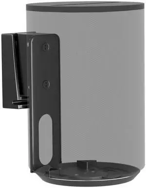 PUTORSEN Speaker Wall Mount for Sonos Era 100,Tilt & Swivel Speaker Shelf Bracket for Better Audio Enjoyment,Hold up to 6.6lbs (1 Pack Black)