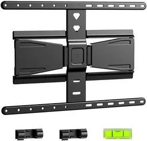 PUTORSEN Ultra-Slim TV Wall Mount for Most 43-90 Inch TVs, 0.77" Thin Low Profile Full Motion Bracket, Max VESA 600x400mm, Fits 16/18" Studs