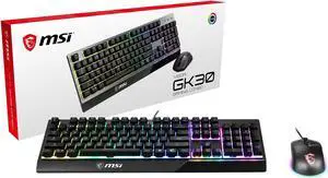 MSI Vigor GK30 Combo – Vigor GK30 GAMING Keyboard and Clutch GM11 GAMING Mouse