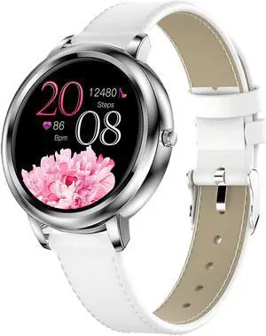 Smart Watch for Women 1.09-inch Touchscreen IP67 Waterproof Elegant Female Fitness Sports Bracelets Smart Wristband Compatible with Android iOS