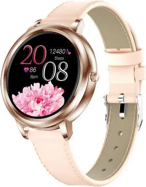 Smart Watch for Women 1.09-inch Touchscreen IP67 Waterproof Elegant Female Fitness Sports Bracelets Smart Wristband Compatible with Android iOS