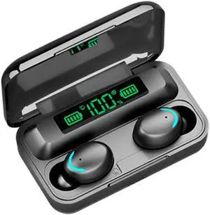 F9-5 BT Wireless Earphones Touch Control 8D HiFi Sound Headsets Noise Cancelling Earbuds With 1200mAh Digital Power Display