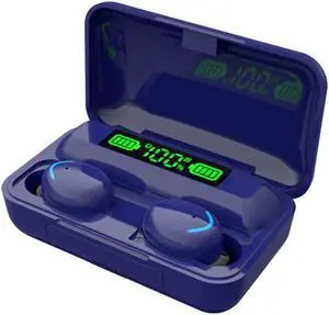 F9-5 BT Wireless Earphones Touch Control 8D HiFi Sound Headsets Noise Cancelling Earbuds With 1200mAh Digital Power Display
