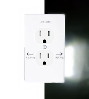 2 Packs Outlet Wall Plate LED Guide Night Lights, Illuminated Plug Cover With Sensor Inductive Easy Installation In Seconds For Home Kitchen Bedroom Hallway Stairway Garage Utility Room 2 Packs Outlet Wall Plate LED Guide Night Lights, Illuminated Plug Cover With Sensor Inductive Easy Installation In Seconds For Home Kitchen Bedroom Hallway Stairway Garage Utility Room