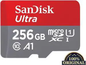 100% Original 256GB SanDisk Micro SD Card with Adapter TF Card Flash Memory Card for Samrt Phone and Table PC Camera Drone