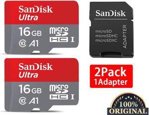 100% Original 2 Pack 16GB SanDisk Micro SD Card with Adapter TF Card Read Speed Up to 98MB/s memory card for samrt phone and table PC Camera Drone