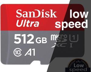Low speed 512GB SanDisk Micro SD Card Read Speed Up to 60MB/s TF Card memory card for samrt phone and table PC Camera Drone