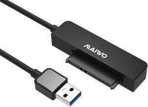 MAIWO USB 3.0 to SATA Adapter Converter for 2.5" SSD and HDD Hard Drive, USB 3.0 SuperSpeed to SATA III Cable with UASP, External Converter for SSD/HDD Data Transfer