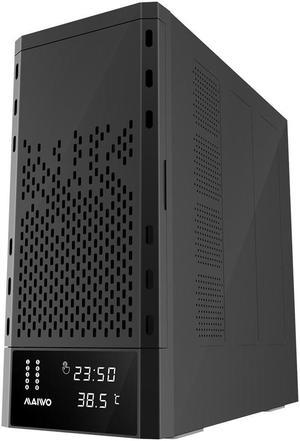 MAIWO 8 Bay Hard Drive RAID Enclosure for 2.5/3.5 inch SATA SSD/HDD, 8 Raid Modes, 128TB Capacity, USB-C/eSATA to External Hard Disk Docking Station DAS with Build-in Fan & Smart Temperature System