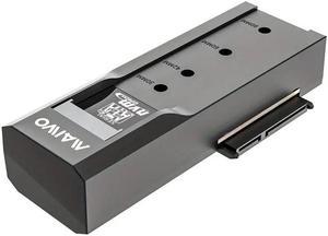 MAIWO Type C to 2.5'' 3.5'' SATA Adapter to M.2 NVMe SATA Reader, USB3.2 Gen2 Converter for M.2 2.5/3.5 Hard Drive (Up to 18TB)