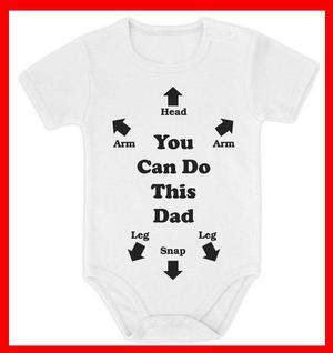 RARE NEW BABY FUNNY BODYSUIT JUMP SUIT ONE PIECE ROMPER ONESIE 2