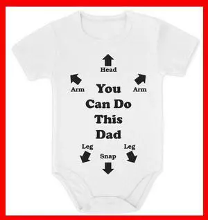 RARE NEW BABY FUNNY BODYSUIT JUMP SUIT ONE PIECE ROMPER ONESIE 2