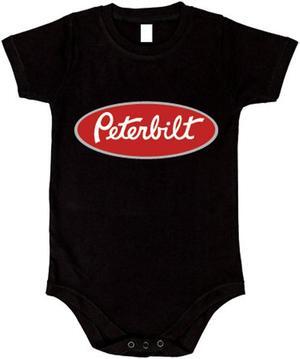 RARE NEW FUTURE PETERBILT TRUCK DRIVER BLACK BABY FUNNY BODYSUIT JUMP SUIT ONE PIECE ROMPER ONESIE