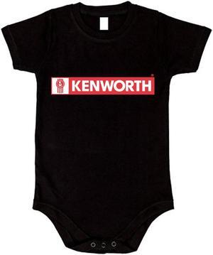 RARE NEW FUTURE KENWORTH DRIVER BABY FUNNY BLACK BODYSUIT JUMP SUIT ONE PIECE ROMPER ONESIE 0-3 Months