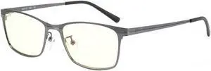 Blue Light Blocking Glasses Women/Men - Anti Eye Strain Computer Glasses, Classic Square Metal Frame(Gun Color), UV Filter Blue Blocker Glasses, Eyeglasses Non Prescription Blue Light Blocking Glasses Women/Men - Anti Eye Strain Computer Glasses, Classic Square Metal Frame(Gun Color), UV Filter Blue Blocker Glasses, Eyeglasses Non Prescription