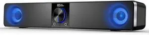 Computer Speakers,Wired Computer Sound Bar with Multi-Light Modes, Rhythm Speakers Stereo USB Powered Mini Soundbar for PC Tablets Laptop Desktop Projector Cellphone Computer Speakers,Wired Computer Sound Bar with Multi-Light Modes, Rhythm Speakers Stereo USB Powered Mini Soundbar for PC Tablets Laptop Desktop Projector Cellphone