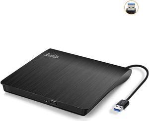 External CD Drive USB 3.0 Portable DVD Drive, Gipow External CD