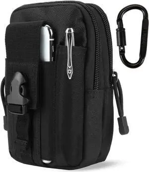 Tactical Waist Pouch EDC Molle Waist Bag Belt Phone Pouch Holster Purse Carrying Pouch for Smartphone, Tools Tactical Waist Pouch EDC Molle Waist Bag Belt Phone Pouch Holster Purse Carrying Pouch for Smartphone, Tools