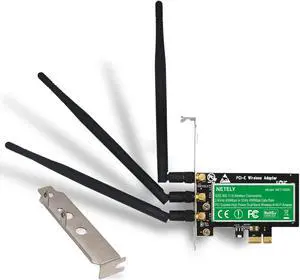 Wireless Dual Band N900 3x3 MIMO PCI Express(PCI-E Wi-Fi Adapter for PCs or Working Stations-PCIE Wi-Fi Card-PCIE Wireless Adapter-Qualcomm Atheros Wireless Network Adapter(NET-N900) Wireless Dual Band N900 3x3 MIMO PCI Express(PCI-E Wi-Fi Adapter for PCs or Working Stations-PCIE Wi-Fi Card-PCIE Wireless Adapter-Qualcomm Atheros Wireless Network Adapter(NET-N900)