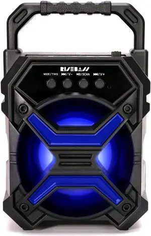 Portable Wireless Bluetooth Speaker with TWS Function - Rechargeable Bluetooth Speaker for iPhone, Android, iPod and More - Mini Speaker with Party Lights, for Hiking, Camping, Picnic and Boating. Portable Wireless Bluetooth Speaker with TWS Function - Rechargeable Bluetooth Speaker for iPhone, Android, iPod and More - Mini Speaker with Party Lights, for Hiking, Camping, Picnic and Boating.