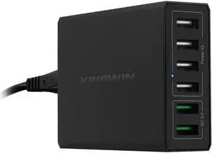 60W 6-Port USB Quick Charger 3.0, USB Power Strip Power for iPhone XR, XS Max, Samsung, Ipad, IPod, Portable Charging Station, Multi-Charger 60W 6-Port USB Quick Charger 3.0, USB Power Strip Power for iPhone XR, XS Max, Samsung, Ipad, IPod, Portable Charging Station, Multi-Charger