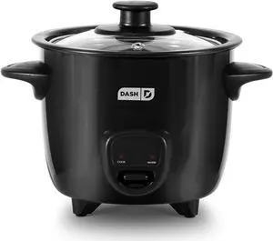 DRCM200BK Mini Rice Cooker Steamer with Removable Nonstick Pot, Keep Warm Function & Recipe Guide, Black DRCM200BK Mini Rice Cooker Steamer with Removable Nonstick Pot, Keep Warm Function & Recipe Guide, Black