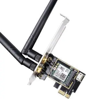 WE3000 AX 3000Mbps Wireless WiFi 6 PCIe Card for PC, Bluetooth 5.0, AX200 Module Inside, 2402Mbps+574Mbps WiFi 6 Speed, Bluetooth 5.0/4.2/4.0, 802.11ax/ac/a/b/g/n, Windows 10 64-bit Only WE3000 AX 3000Mbps Wireless WiFi 6 PCIe Card for PC, Bluetooth 5.0, AX200 Module Inside, 2402Mbps+574Mbps WiFi 6 Speed, Bluetooth 5.0/4.2/4.0, 802.11ax/ac/a/b/g/n, Windows 10 64-bit Only