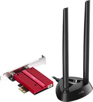 New AX5400 WiFi 6E PCIe Card, Bluetooth 5.2 PCIe Adapter, AX210 Inside,Tri Band Wireless Adapter, Bluetooth 5.2, Low-Profile Bracket, WPA3, MU-MIMO, OFDMA, Heat Sink, Windows 11, 10, WE4000 New AX5400 WiFi 6E PCIe Card, Bluetooth 5.2 PCIe Adapter, AX210 Inside,Tri Band Wireless Adapter, Bluetooth 5.2, Low-Profile Bracket, WPA3, MU-MIMO, OFDMA, Heat Sink, Windows 11, 10, WE4000