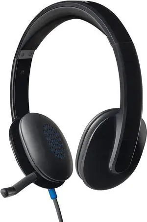 Logitech High-performance Wired USB Headset for Windows and Mac, Skype Certified