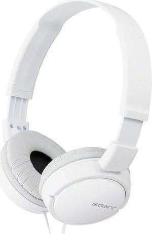 Sony ZX Series Wired On-Ear Headphones, White
