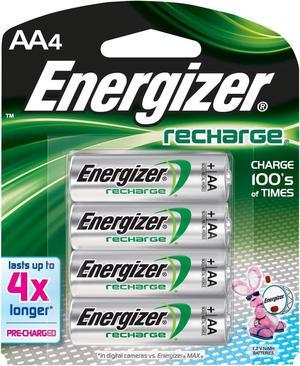 Energizer AA NiMH Rechargeable Batteries (2300mAh, 4 Count)