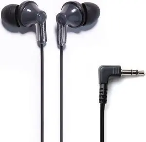 Panasonic ErgoFit Wired Earbuds, 3.5mm Jack for Phones and Laptops - No Mic