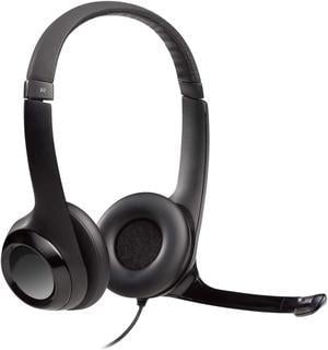 Logitech H390 USB Wired Headset with Noise Cancelling Microphone