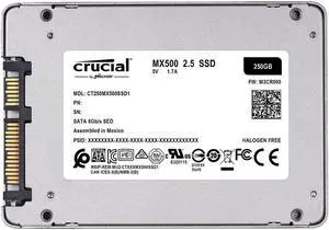 Crucial 250GB MX500 2.5" Internal SATA SSD