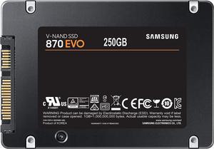 Samsung 870 EVO SATA III SSD 250GB 2.5 Internal Solid State Hard Drive