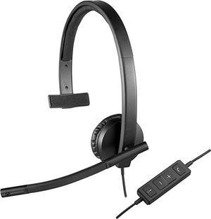 Logitech USB H570e Corded Single-Ear Headset