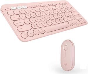 Logitech Wireless Bluetooth Keyboard and Mouse Combo - Slim Portable Design