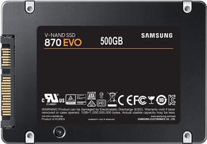 Samsung 870 EVO 500GB 2.5 Inch SATA III Internal SSD